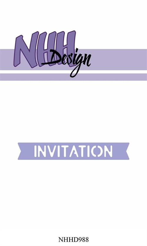 NHH Design dies Invitation 6,8x1cm